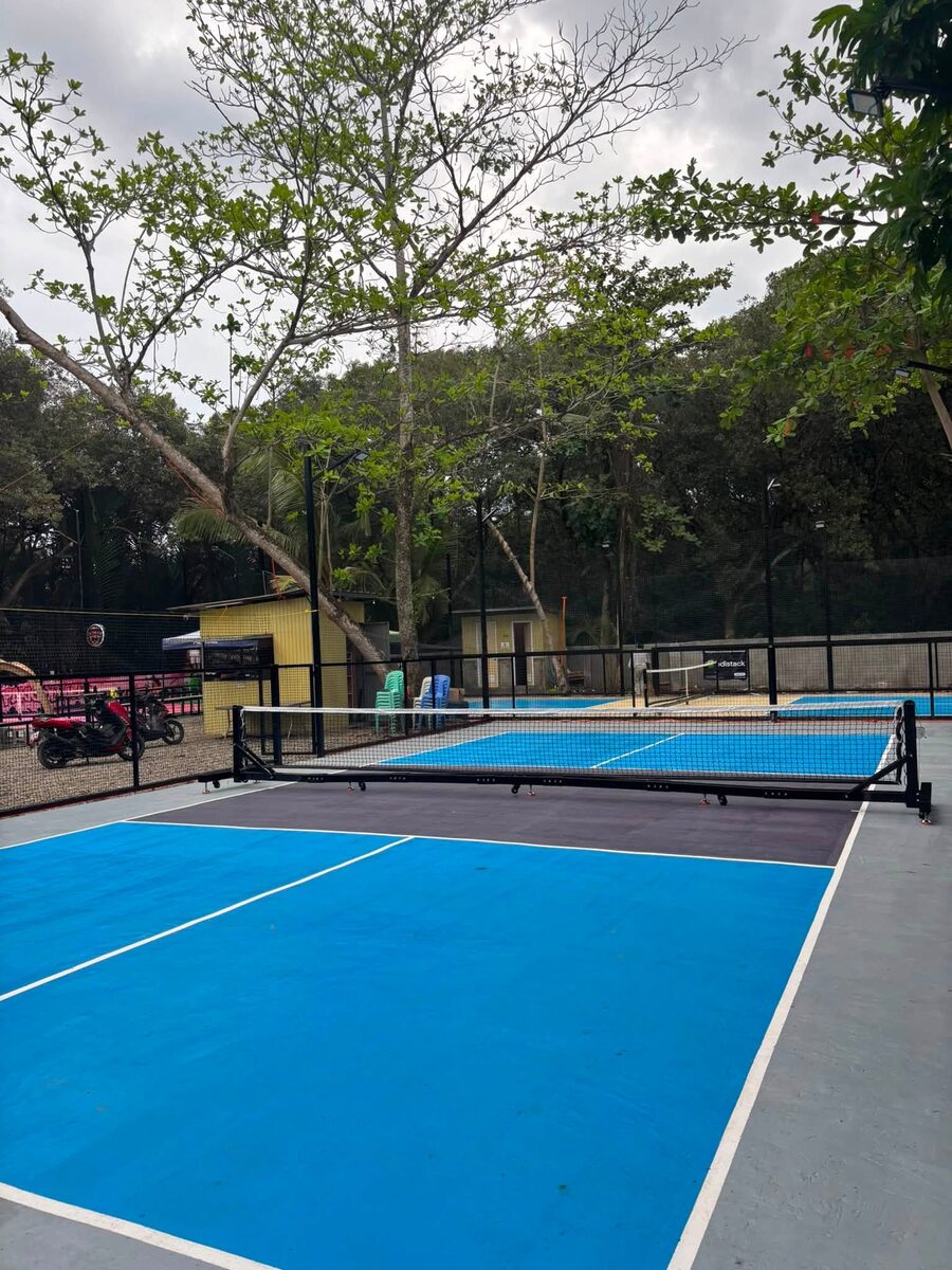 PIKOLS Hideout two outdoor pickleball courts